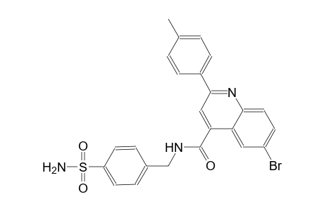 N-[4-(aminosulfonyl)benzyl]-6-bromo-2-(4-methylphenyl)-4-quinolinecarboxamide