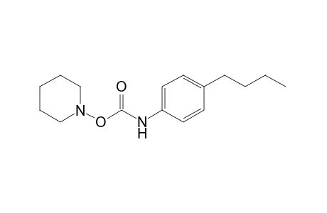 1-hydroxypiperidine, p-butylcarbanilate (ester)