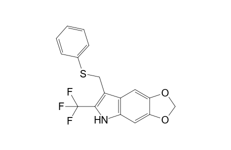 5,6-(METHYLENEDIOXY)-3-(PHENYLTHIOMETHYL)-2-TRIFLUOROMETHYL-INDOLE