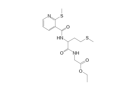 N-{N-[2-(methylthio)nicotinoyl]methionyl}glycine, ethyl ester
