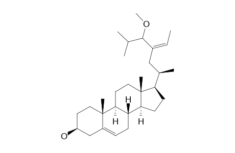 Cholest-5-en-3-ol, 23-ethylidene-24-methoxy-, (3.beta.)-