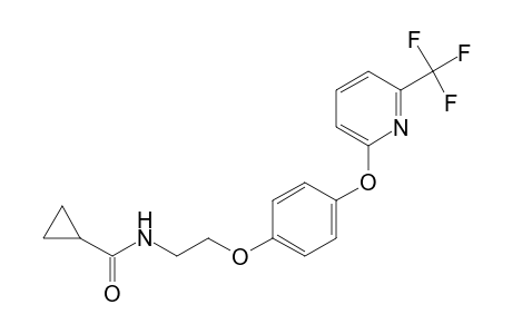 Cyclopropanecarboxamide, N-[2-[4-[[6-(trifluoromethyl)-2-pyridinyl]oxy]phenoxy]ethyl]-