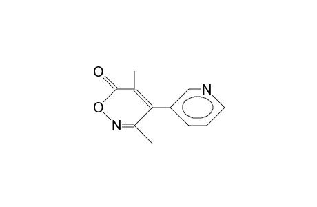 3,5-Dimethyl-4-(3-pyridyl)-6H-1,2-oxazin-6-one