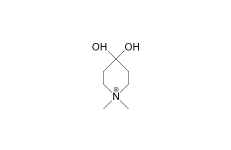 N,N-Dimethyl-4,4-dihydroxy-piperidinium cation