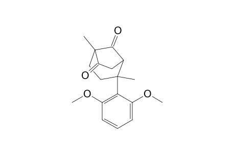 endo-2-(2,6-Dimethoxy-phenyl)-2,5-dimethyl-bicyclo(3.2.1)octane-6,8-dione