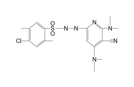 4-chloro-2,5-xylenesulfonic acid, 2-[4,6-bis(dimethylamino)-5-cyano-2-pyridyl]hydrazide