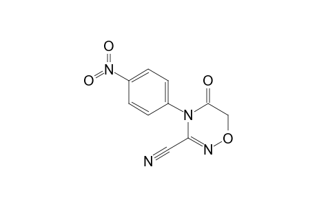 3-Cyano-4-(4-nitrophenyl)-1,2,4-oxadiazin-5(6H)-one