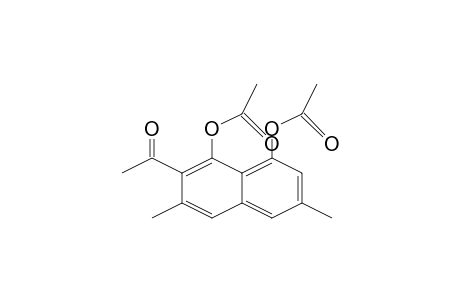 Acetic acid, 8-acetoxy-2-acetyl-3,6-dimethylnaphthalen-1-yl ester