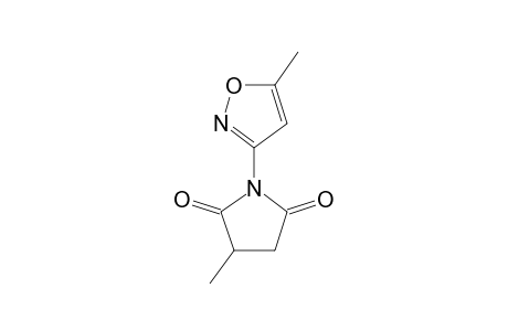 2-methyl-N-(5-methyl-3-isoxazolyl)succinimide