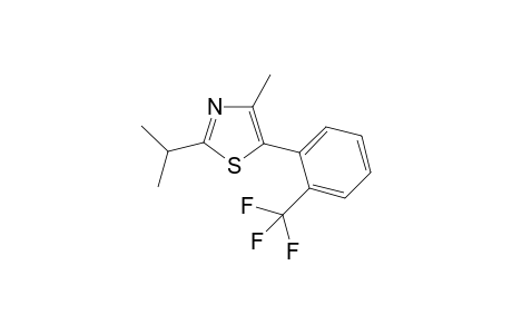 2-Isopropyl-4-methyl-5-(2-(trifluoromethyl)phenyl)thiazole