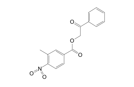 4-nitro-m-toluic acid, ester with 2-hydoxyacetophenone
