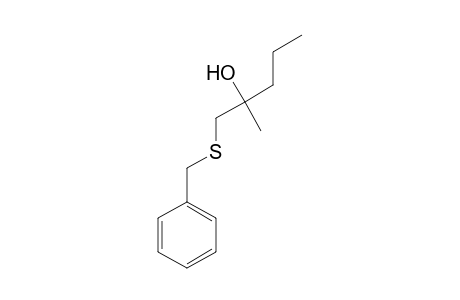 2-Pentanol, 2-methyl-1-[(phenylmethyl)thio]-, (S)-