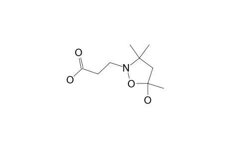 5-HYDROXY-3,3,5-TRIMETHYLISOXAZOLIDINE-2-PROPIONIC_ACID