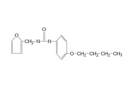 1-(p-butoxyphenyl)-3-furfurylurea