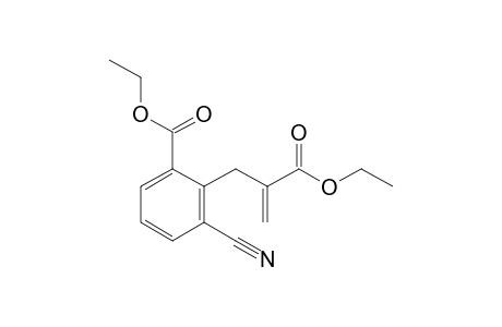 Ethyl 3-cyano-2-[2-(ethoxycarbonyl)allyl]benzoate