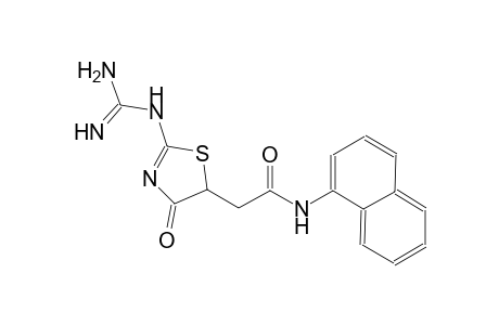 5-thiazoleacetamide, 2-[(aminoiminomethyl)amino]-4,5-dihydro-N-(1-naphthalenyl)-4-oxo-