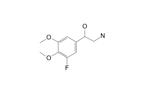 Benzeneethanamine, 3-fluoro-.beta.-hydroxy-4,5-dimethoxy-