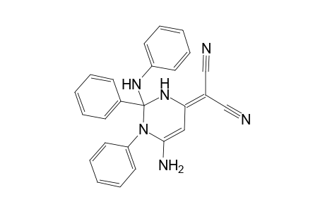 2-[6-Amino-1,2-diphenyl-2-(phenylamino)-2,3-dihydro-pyrimidine-4(1H)-ylidene]malononitrile