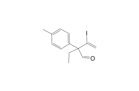 2-Ethyl-3-iodo-2-(4-methylphenyl)-3-butenal