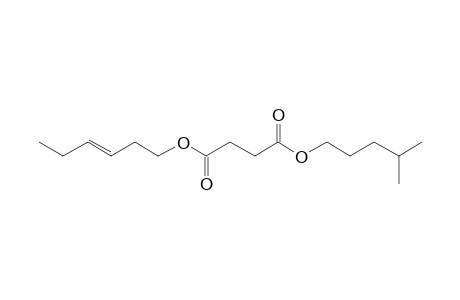 Succinic acid, isohexyl trans-hex-3-enyl ester