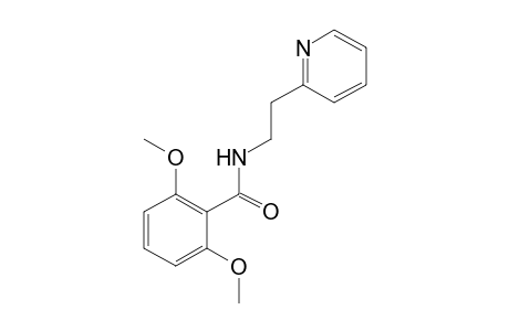 2,6-dimethoxy-N-[2-(2-pyridyl)ethyl)benzamide