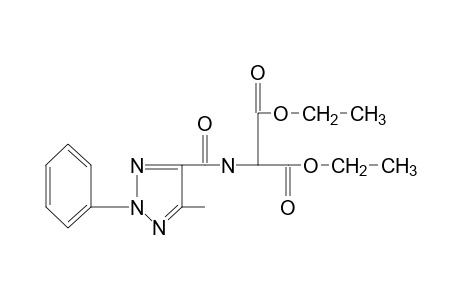 (5-methyl-2-phenyl-2H-1,2,3-triazol-4-carboxamido)malonic acid, diethyl ester