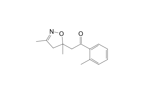 3,5-Dimethyl-5-(2-methylphenacyl)-2-isoxazoline
