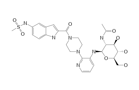 BETA-D-ACETYLGLUCOSAMINE-N-DESISOPROPYL-DELAVIRDINE;MET-4C