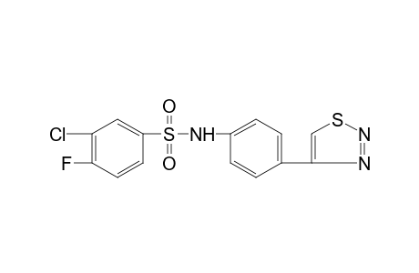 3-chloro-4-fluoro-4'-(1,2,3-thiadiazol-4-yl)benzenesulfonanilide