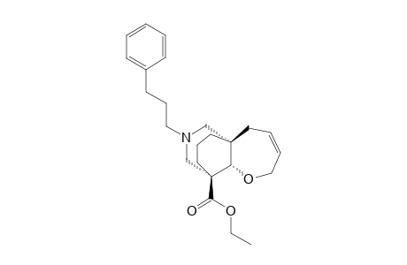 ETHYL-(1S*,7S*,8R*)-10-(3-PHENYLPROPYL)-6-OXA-10-AZATRICYCLO-[6.3.3.0(1,7)]-TETRADEC-3-ENE-8-CARBOXYLATE