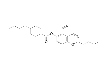2,3-Dicyano-4-(pentyloxy)phenyl 4-butylcyclohexanecarboxylate