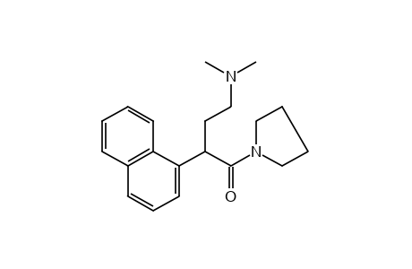 1-[4-(DIMETHYLAMINO)-2-(1-NAPHTHYL)BUTYRYL]PYRROLIDINE