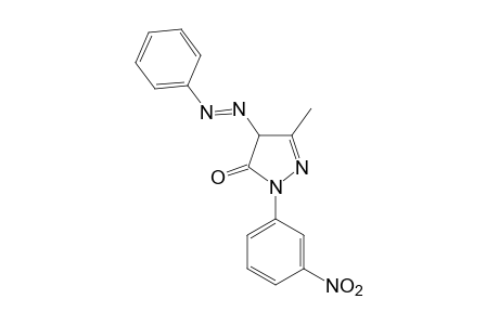 3-methyl-1-(m-nitrophenyl)-4-(phenylazo)-2-pyrazolin-5-one