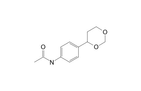 N-[4-(1,3-dioxan-4-yl)phenyl]acetamide