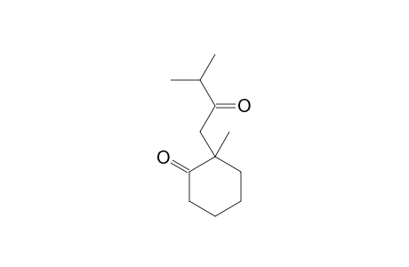 1-Cyclohexanone, 2-methyl-2-(3-methyl-2-oxobutyl)