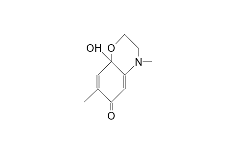 2-(2-Hydroxyethyl)methyl-amino-5-methyl-1,4-benzoquinol