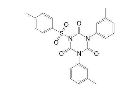 1,3-di-m-tolyl-5-(p-tolylsulfonyl)-s-triazine-2,4,6(1H,3H,5H)-trione