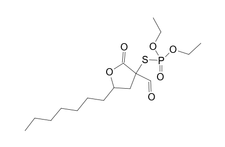 Thiophosphoric Acid O,O-diethyl-S-(3-formyl-5-heptyl-2-oxo-tetrahydrofuran-3-yl) Ester