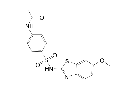 N-(4-{[(6-methoxy-1,3-benzothiazol-2-yl)amino]sulfonyl}phenyl)acetamide