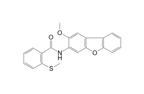 N-(2-Methoxy-dibenzofuran-3-yl)-2-methylsulfanyl-benzamide
