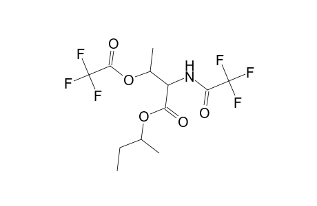 L-Threonine, N-(trifluoroacetyl)-, 1-methylpropyl ester, trifluoroacetate (ester)