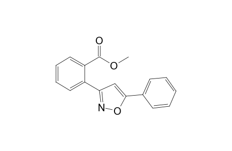 2-(5-phenyl-3-isoxazolyl)benzoic acid methyl ester