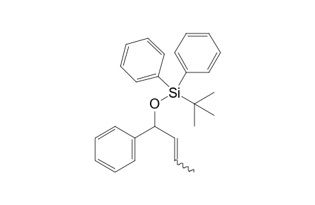 tert-Butyl diphenyl((1-phenylbut-2-en-1-yl)oxy)silane