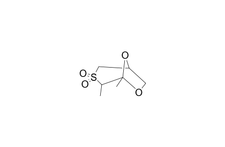 1,7-EQU-DIMETHYL-2,8-DIOXA-6,6'-DIOXO-6-THIABICYCLO-[3.2.1]-OCTANE