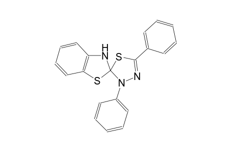 3,5-di(phenyl)spiro[1,3,4-thiadiazole-2,2'-3H-1,3-benzothiazole]