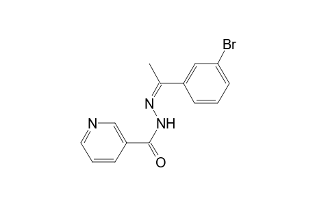 N'-[(Z)-1-(3-bromophenyl)ethylidene]nicotinohydrazide