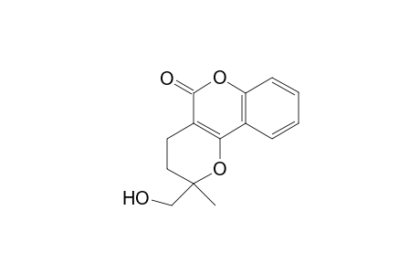 2-(hydroxymethyl)-2-methyl-3,4-dihydro-2H,5H-pyrano[3,2-c]chromen-5-one