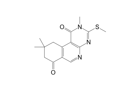 2,9,9-TRIMETHYL-3-METHYLSULFANYL-9,10-DIHYDRO-2H,8H-PYRIMIDO-[4,5-C]-ISOQUINOLINE-1,7-DIONE