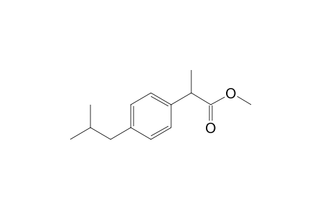 Benzeneacetic acid, .alpha.-methyl-4-(2-methylpropyl)-, methyl ester