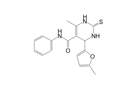 6-methyl-4-(5-methyl-2-furyl)-N-phenyl-2-thioxo-1,2,3,4-tetrahydro-5-pyrimidinecarboxamide